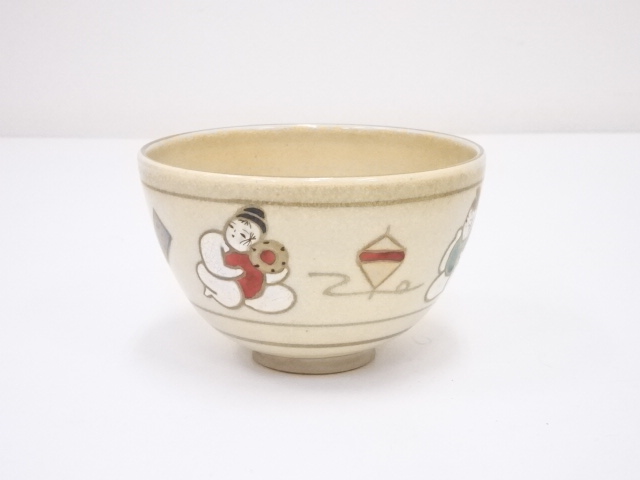 道具 ] - 道具 京焼 橋本紫雲造 色絵童茶碗 | ネットショップ圭